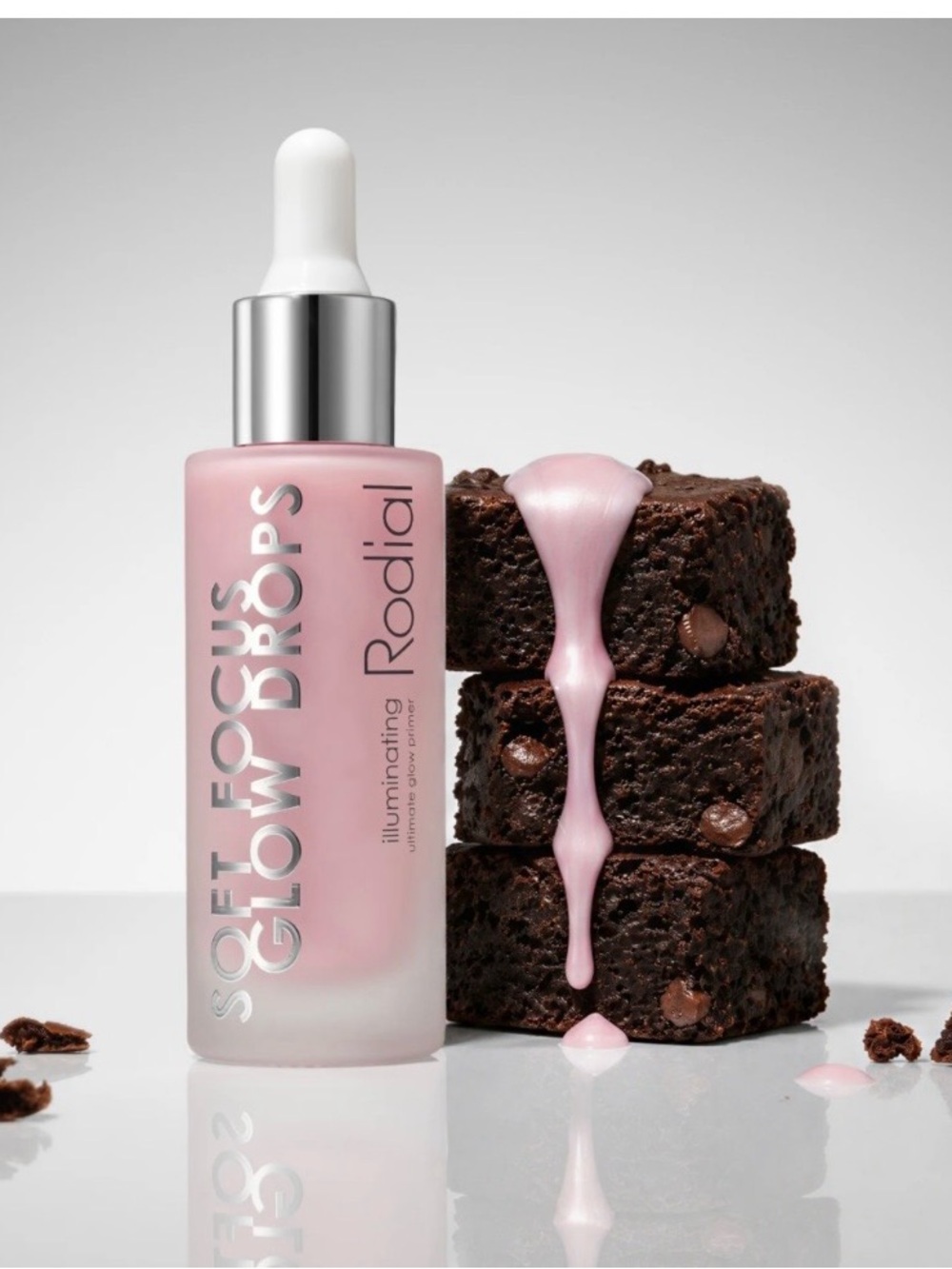 Rodial Soft Focus Glow Drops Illuminating Primer - Soft Pink